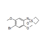 1-[(4-Bromo-2,5-dimethoxyphenyl)imino]thietane 1-Oxide