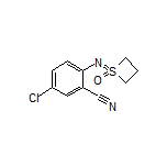 5-Chloro-2-[(1-oxidothietan-1-ylidene)amino]benzonitrile