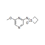 1-[(6-Methoxypyrazin-2-yl)imino]thietane 1-Oxide
