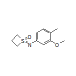 1-[(3-Methoxy-4-methylphenyl)imino]thietane 1-Oxide