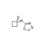 1-[(1,3,4-Oxadiazol-2-yl)imino]thietane 1-Oxide