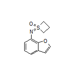 1-(Benzofuran-7-ylimino)thietane 1-Oxide