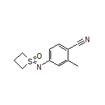 2-Methyl-4-[(1-oxidothietan-1-ylidene)amino]benzonitrile