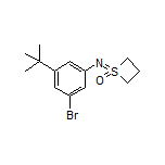 1-[[3-Bromo-5-(tert-butyl)phenyl]imino]thietane 1-Oxide