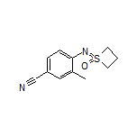 3-Methyl-4-[(1-oxidothietan-1-ylidene)amino]benzonitrile