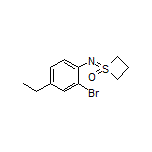 1-[(2-Bromo-4-ethylphenyl)imino]thietane 1-Oxide