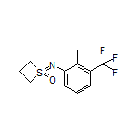 1-[[2-Methyl-3-(trifluoromethyl)phenyl]imino]thietane 1-Oxide