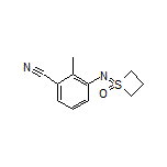 2-Methyl-3-[(1-Oxidothietan-1-ylidene)amino]benzonitrile