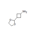 3-(1,3-Dioxolan-2-yl)cyclobutanamine