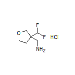 [3-(Difluoromethyl)tetrahydrofuran-3-yl]methanamine Hydrochloride