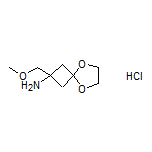 2-(Methoxymethyl)-5,8-dioxaspiro[3.4]octan-2-amine Hydrochloride