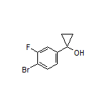 1-(4-Bromo-3-fluorophenyl)cyclopropanol