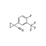 1-[4-Fluoro-3-(trifluoromethyl)phenyl]cyclopropanecarbonitrile