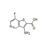 3-Amino-7-fluorothieno[3,2-c]pyridine-2-carboxylic Acid