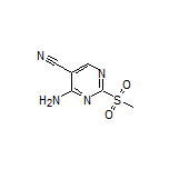 4-Amino-2-(methylsulfonyl)pyrimidine-5-carbonitrile