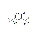 1-[4-Fluoro-3-(trifluoromethyl)phenyl]cyclopropanol