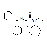 Ethyl 3-Cycloheptyl-2-[(diphenylmethylene)amino]propanoate