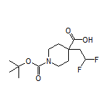 1-Boc-4-(2,2-difluoroethyl)piperidine-4-carboxylic Acid