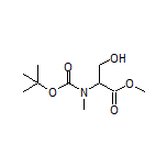 Methyl N-Boc-N-methyl-DL-serinate