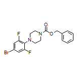 1-Cbz-4-(4-bromo-2,6-difluorophenyl)piperazine