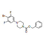 1-Cbz-4-(4-bromo-3,5-difluorophenyl)piperazine