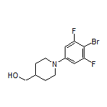 [1-(4-Bromo-3,5-difluorophenyl)piperidin-4-yl]methanol