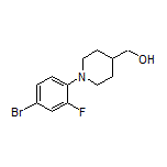 [1-(4-Bromo-2-fluorophenyl)piperidin-4-yl]methanol