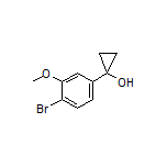 1-(4-Bromo-3-methoxyphenyl)cyclopropanol