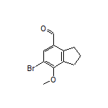 6-Bromo-7-methoxyindane-4-carbaldehyde