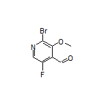 2-Bromo-5-fluoro-3-methoxyisonicotinaldehyde