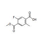 5-Fluoro-4-(methoxycarbonyl)-2-methylbenzoic Acid