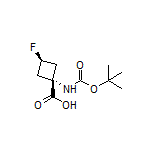(1r,3r)-rel-1-(Boc-amino)-3-fluorocyclobutanecarboxylic Acid