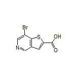 7-Bromothieno[3,2-c]pyridine-2-carboxylic Acid