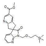 Methyl 2’-Oxo-1’-[[2-(trimethylsilyl)ethoxy]methyl]-1’,2’,5,7-tetrahydrospiro[cyclopenta[b]pyridine-6,3’-pyrrolo[2,3-b]pyridine]-3-carboxylate