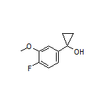 1-(4-Fluoro-3-methoxyphenyl)cyclopropanol