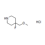 4-Fluoro-4-(methoxymethyl)piperidine Hydrochloride