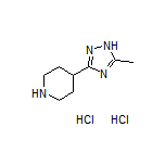 4-(5-Methyl-1H-1,2,4-triazol-3-yl)piperidine Dihydrochloride