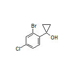 1-(2-Bromo-4-chlorophenyl)cyclopropanol