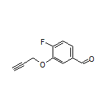 4-Fluoro-3-(prop-2-yn-1-yloxy)benzaldehyde