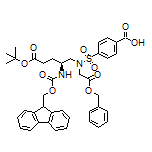(S)-4-[N-[2-(benzyloxy)-2-oxoethyl]-N-[2-(Fmoc-amino)-5-(tert-butoxy)-5-oxopentyl]sulfamoyl]benzoic Acid