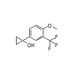 1-[4-Methoxy-3-(trifluoromethyl)phenyl]cyclopropanol