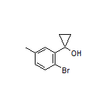 1-(2-Bromo-5-methylphenyl)cyclopropanol