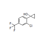 1-[2-Chloro-4-(trifluoromethyl)phenyl]cyclopropanol