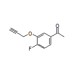 1-[4-Fluoro-3-(prop-2-yn-1-yloxy)phenyl]ethanone