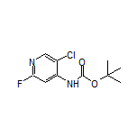 N-Boc-5-chloro-2-fluoropyridin-4-amine