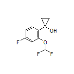 1-[2-(Difluoromethoxy)-4-fluorophenyl]cyclopropanol
