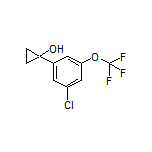 1-[3-Chloro-5-(trifluoromethoxy)phenyl]cyclopropanol