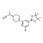 2-[4-(1-Cyanoethyl)piperazin-1-yl]-6-fluoropyridine-4-boronic Acid Pinacol Ester