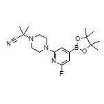 2-[4-(2-Cyano-2-propyl)piperazin-1-yl]-6-fluoropyridine-4-boronic Acid Pinacol Ester