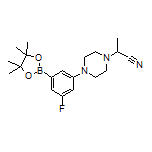 3-[4-(1-Cyanoethyl)piperazin-1-yl]-5-fluorophenylboronic Acid Pinacol Ester
